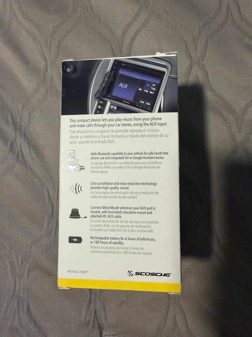 Black Bluetooth Hands-Free Car Kit